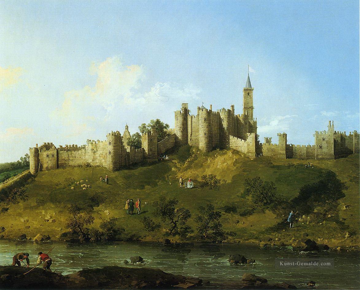 Alnwick castle Canaletto Ölgemälde